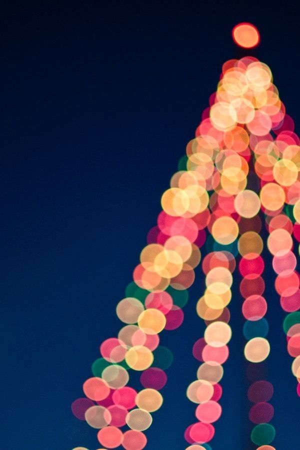 Iluminación de Navidad en la ciudad